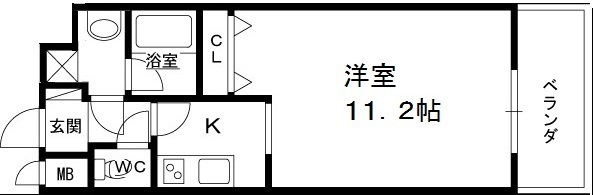 アーバネックス福島-1K(92934387)の間取り図