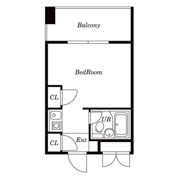 東天満下村ビル-1R(112197607)の間取り図