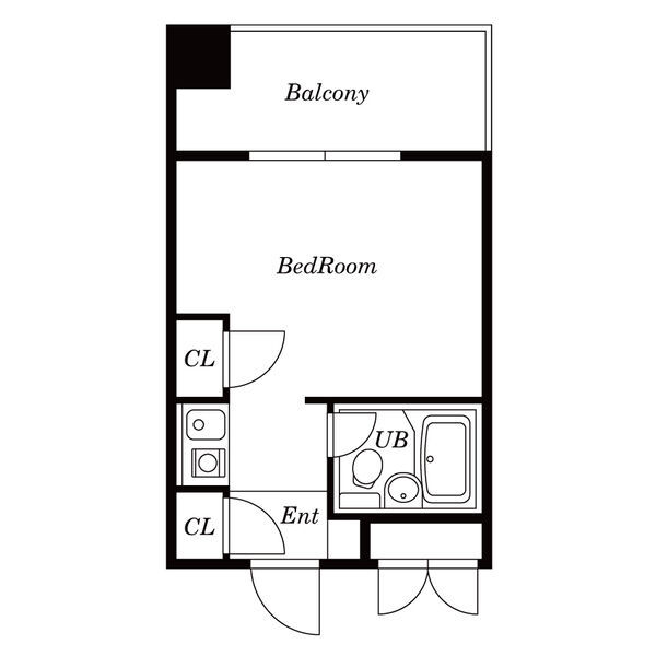 東天満下村ビル-1R(105024646)の間取り図