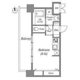ＣＡＳＳＩＡ福島駅前-1R(112376281)の間取り図