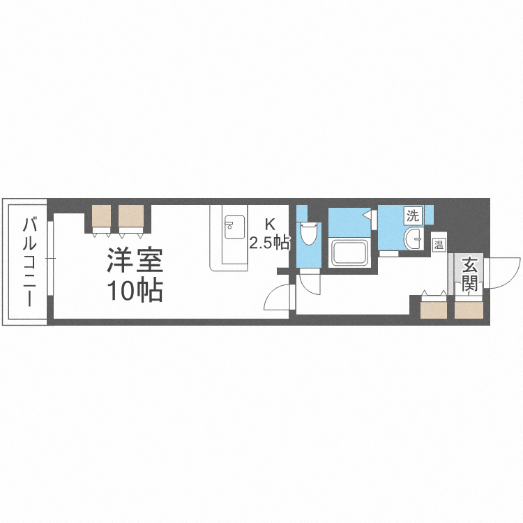 天満リバーサイドプラザ-1R(112619246)の間取り図