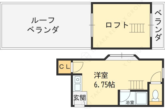 アルバトロス-1R(91748727)の間取り図