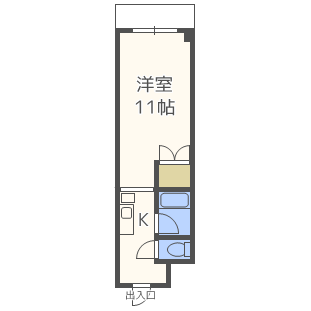 ボヌールリーブＴ-1R(88975335)の間取り図