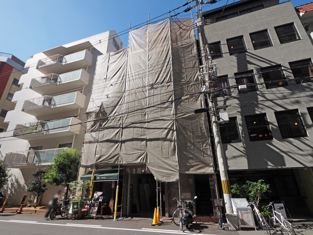 寿ハイツの外観