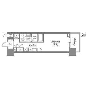 エスリード御堂筋梅田-1K(112125702)の間取り図