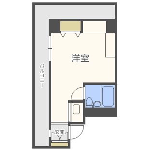 オアーゼ梅田東-1K(112007894)の間取り図