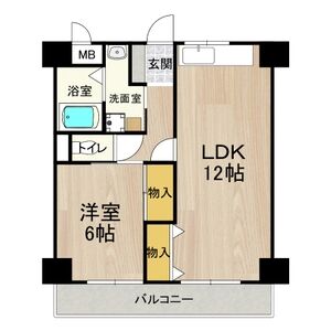 ロベリア弐番館-1LDK(111591750)の間取り図
