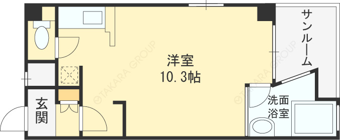 デュオ・グラン梅田東-1R(86343535)の間取り図