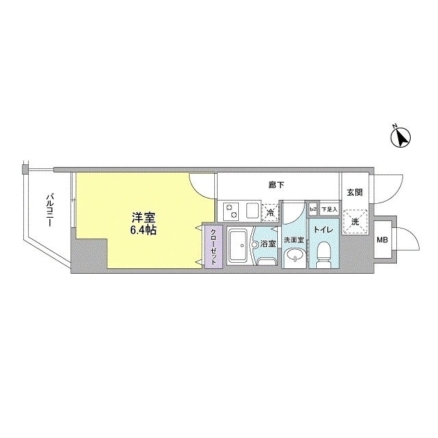 ＩＢＥＲＩＳ　ＣＯＵＲＴ-1K(92010485)の間取り図