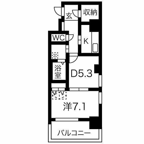 ＣＵＯＲＥ-2K(112584991)の間取り図