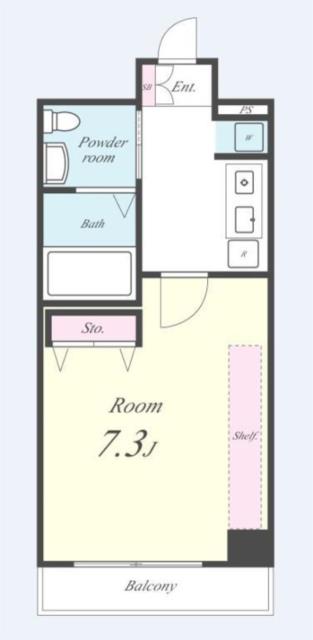 セイワパレス堂島シティ-1K(92071367)の間取り図