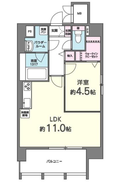 ＴＹ天六（ティーワイ天六）-1LDK(99654164)の間取り図