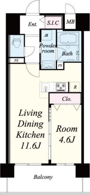 ブル　フォルトゥーナ扇町-1LDK(89010047)の間取り図
