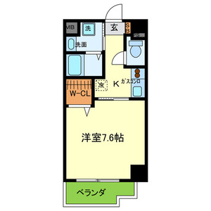マルセイ玉川マンション-1K(92350702)の間取り図