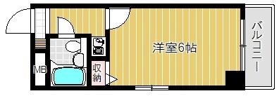 アクエルド大淀-1K(86977910)の間取り図
