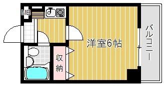 アクエルド大淀-1K(92143492)の間取り図