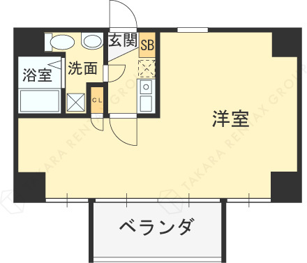 ＳＥＲＥＮｉＴＥ中津-1K(87311462)の間取り図