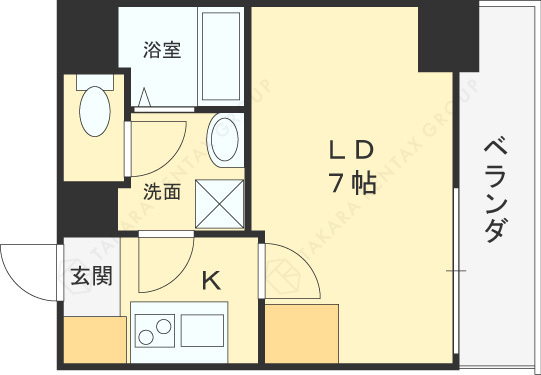 ｍｅｅｔＭｅ梅田西-1R(112490863)の間取り図