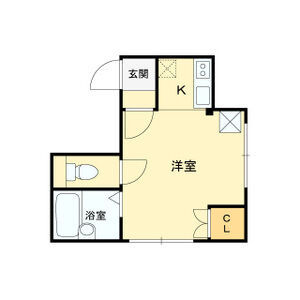 リバティ中津Ⅰ-1K(99391320)の間取り図