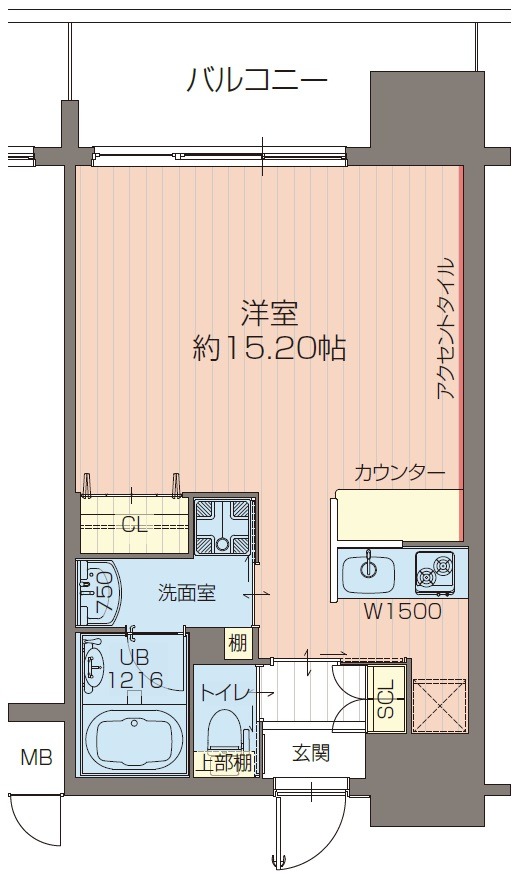 プレジオ海老江-1R(98066195)の間取り図