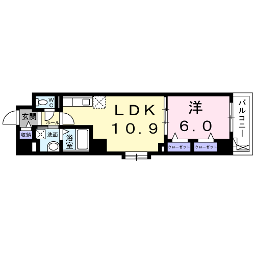 スピカコンフォート-1LDK(92259924)の間取り図