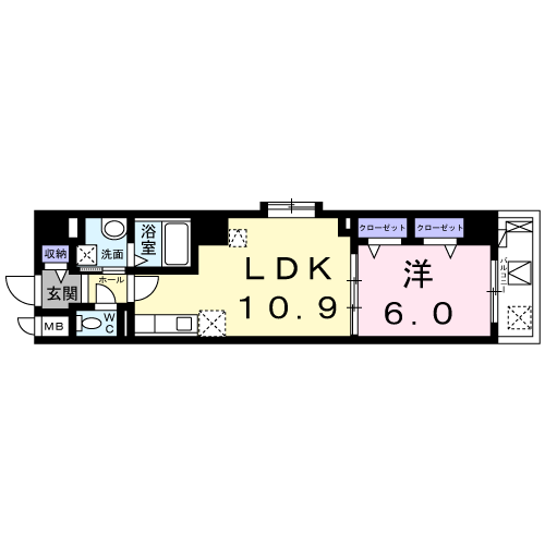 スピカコンフォート-1LDK(92259645)の間取り図