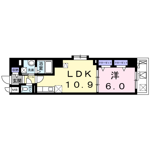 スピカコンフォート-1LDK(92259805)の間取り図