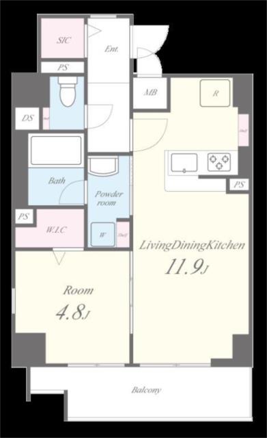 Ａｒｏｍｅ梅田-1LDK(94365562)の間取り図