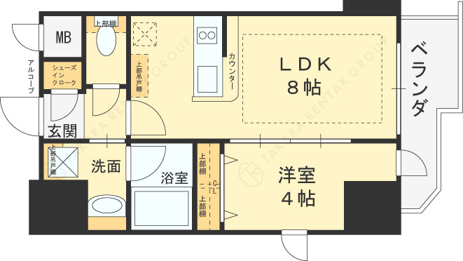 エステムコート大阪福島ルアーナ-1LDK(96861348)の間取り図