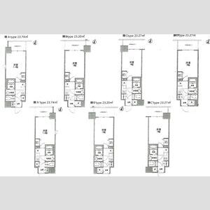 ファーストフィオーレ新梅田-1K(112627801)の間取り図