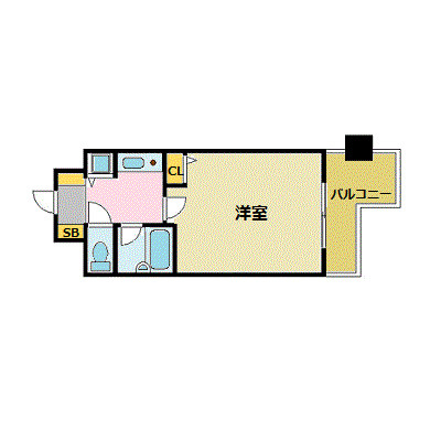 ＡＸＩＳＬＩＦＥＵＭＥＤＡ-1K(96889402)の間取り図