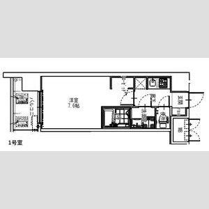 ＳーＲＥＳＩＤＥＮＣＥ大阪同心-1K(96986468)の間取り図