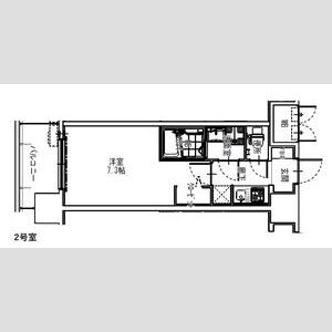 ＳーＲＥＳＩＤＥＮＣＥ大阪同心-1K(96986569)の間取り図