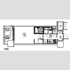 ＳーＲＥＳＩＤＥＮＣＥ大阪同心-1K(96986573)の間取り図