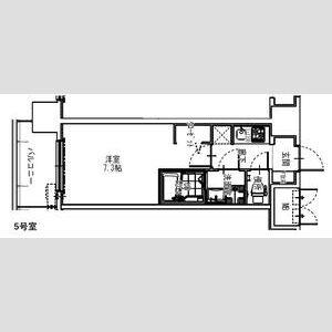 ＳーＲＥＳＩＤＥＮＣＥ大阪同心-1K(96986576)の間取り図