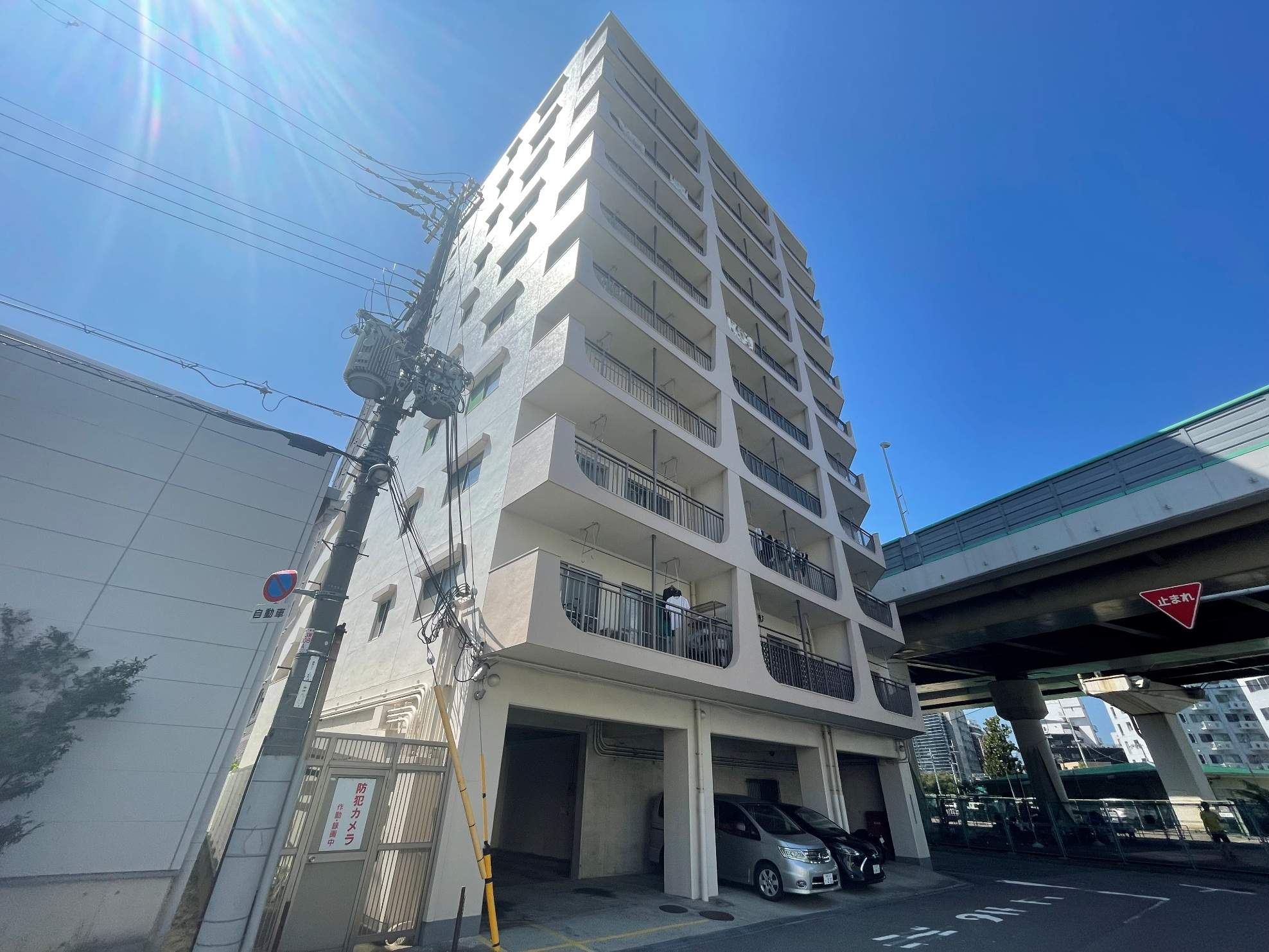 中津有明マンション７Ａ号の外観