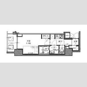 ＳーＲＥＳＩＤＥＮＣＥ福島玉川Ｔｒｅｓ-1K(98339325)の間取り図