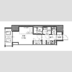 ＳーＲＥＳＩＤＥＮＣＥ福島玉川Ｔｒｅｓ-1K(98339334)の間取り図