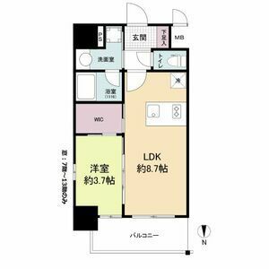 リヴェント福島-1LDK(99118876)の間取り図