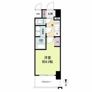 リヴェント福島-1K(99119097)の間取り図