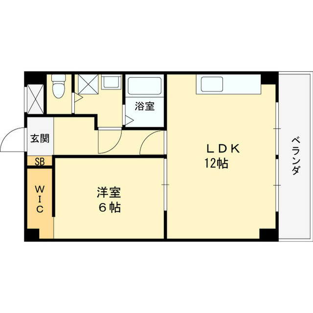 プール・トゥジュール梅田ウエストⅡ-1LDK(111582897)の間取り図