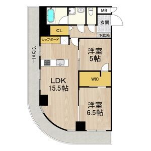 インプルーブ天六-2LDK(105281407)の間取り図