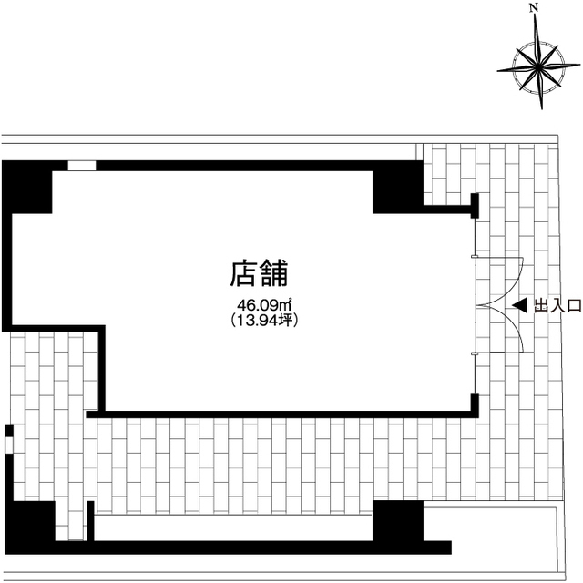 コンフォリア・リヴ南森町Ⅱ-事務所(111183786)の間取り図