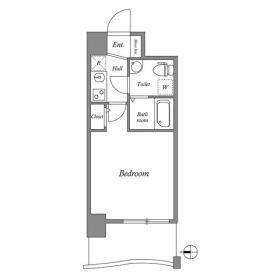ＡＲＩＳＴＯ扇町-1K(105082540)の間取り図