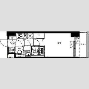フォーリアライズ福島ルノン-1K(110752724)の間取り図