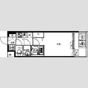 フォーリアライズ福島ルノン-1K(110752728)の間取り図