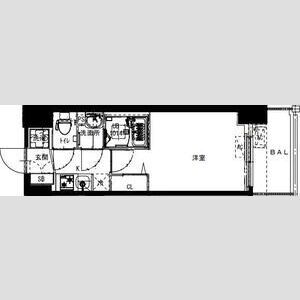 フォーリアライズ福島ルノン-1K(110752777)の間取り図