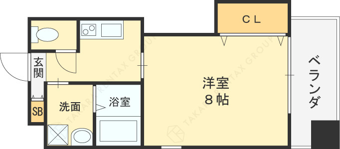 Ｔ・Ｇ・Ｔ-1K(110991973)の間取り図