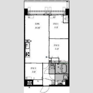 Ａｌｉｖｉｓ野田阪神-3LDK(111474891)の間取り図