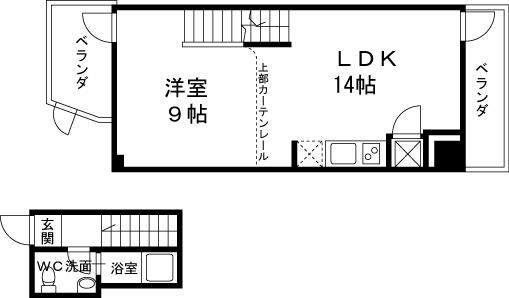 ベルニーニ南森町-1LDK(112151254)の間取り図